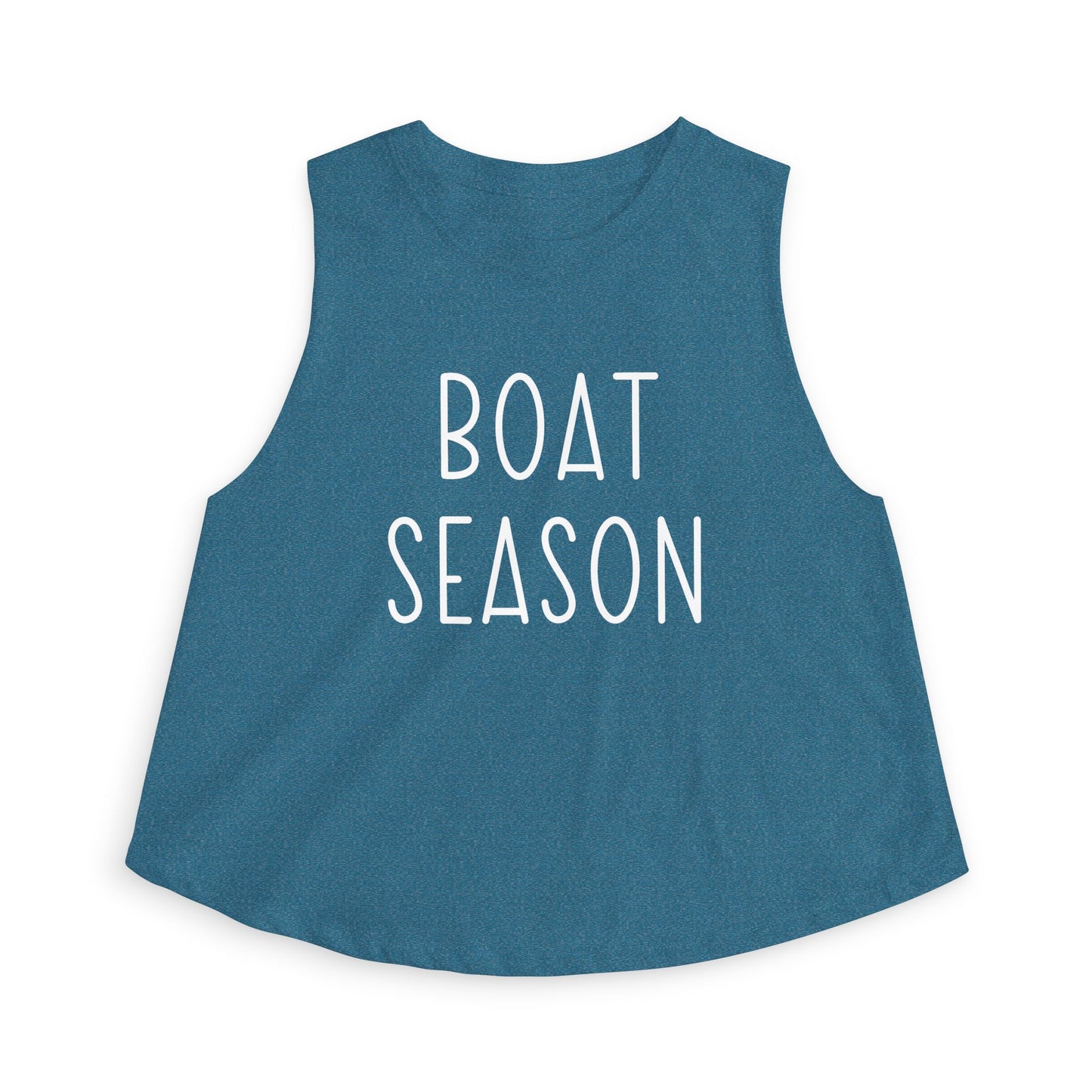 Boat Season Crop Top Tank