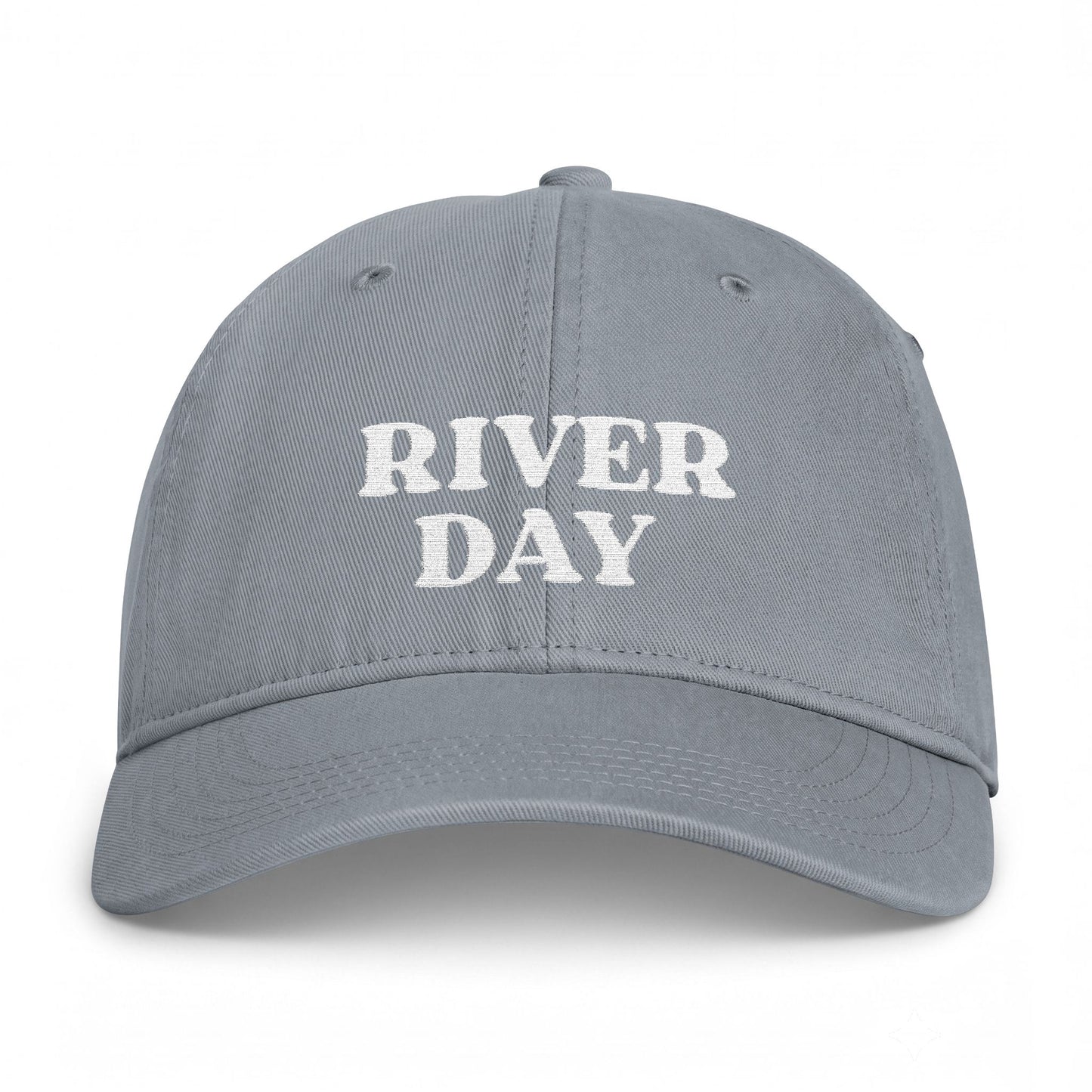 Washed River Day Embroidered Hat