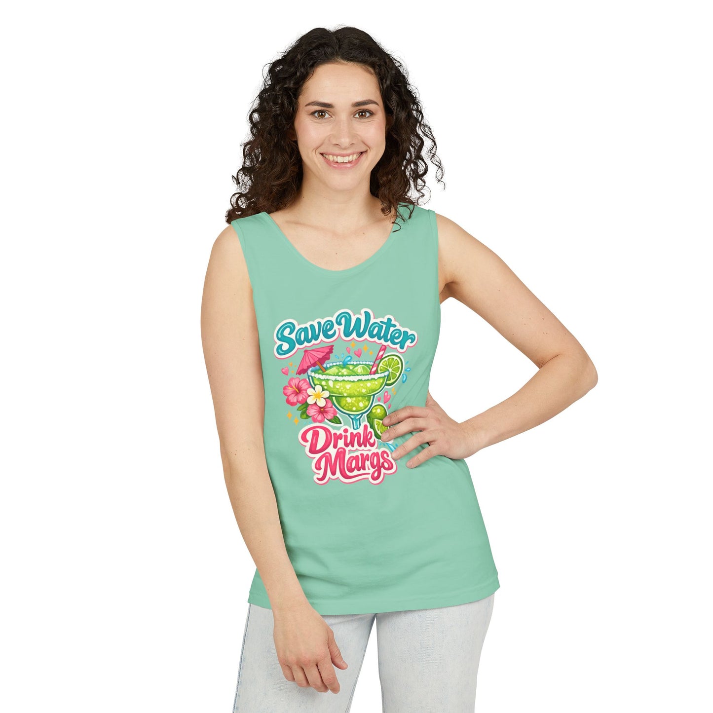 Save Water Drink Margs- Comfort Colors Tank