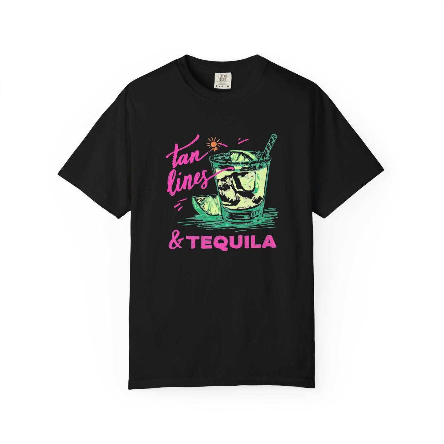 Tan Lines & Tequila- Comfort Colors T-shirt