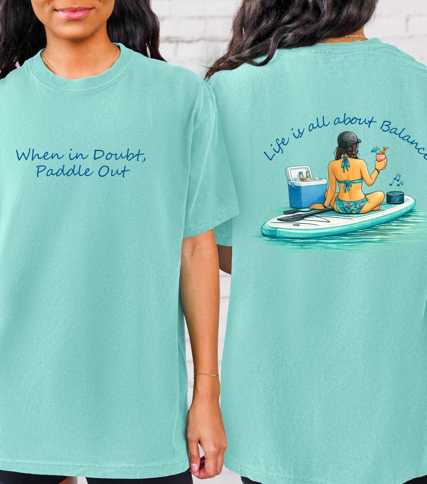Life is all about Balance- Paddle Board Shirt