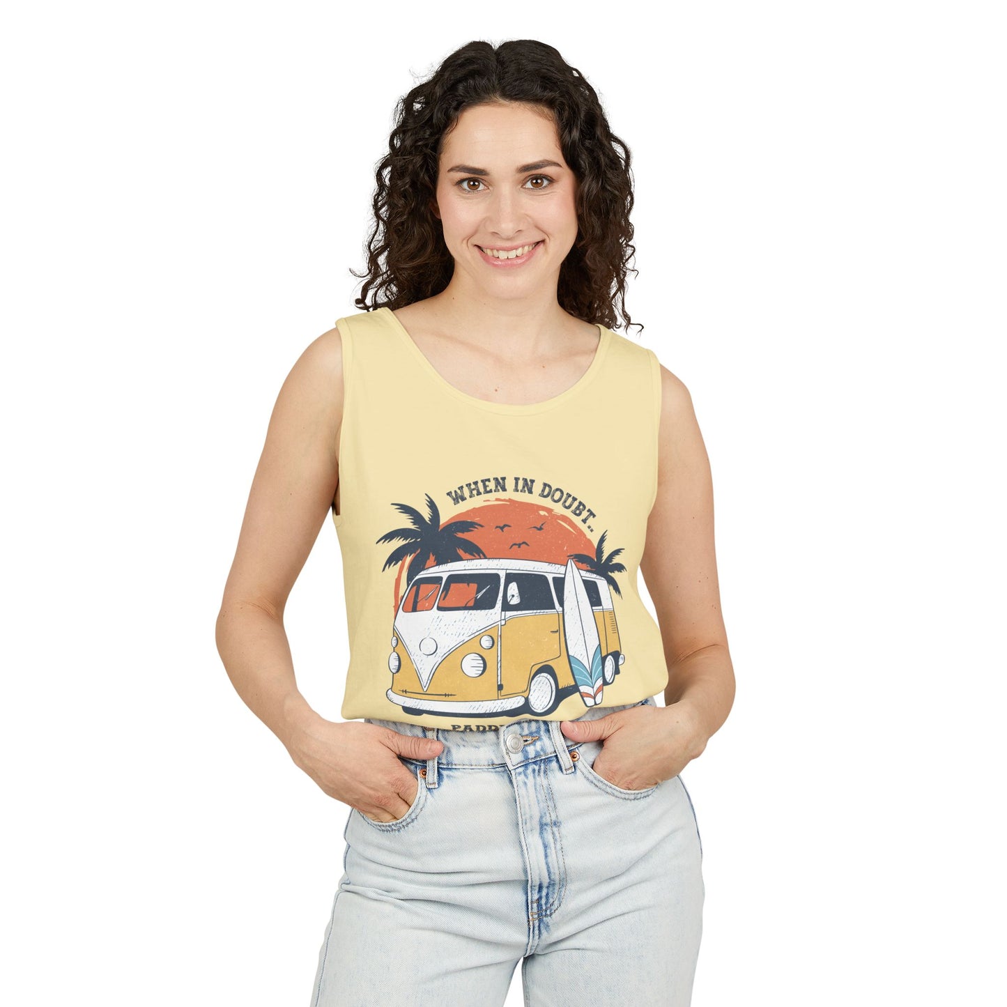 When in Doubt, Paddle Out- Comfort Colors Tank