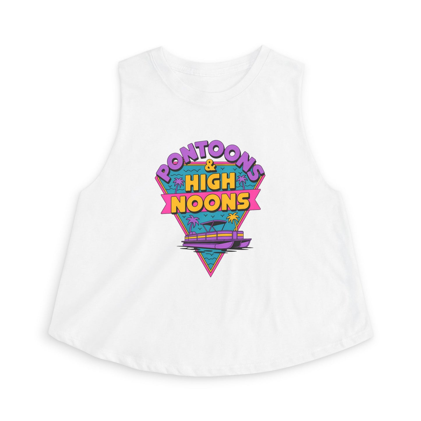 Pontoons & High Noons Cropped Tank