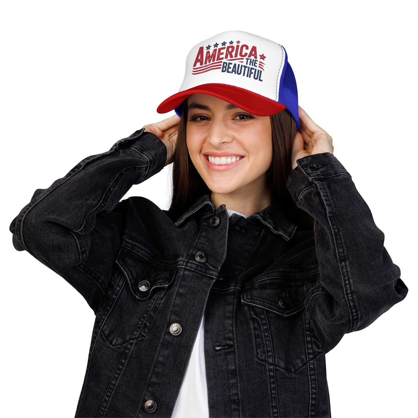 America the Beautiful Trucker Hat
