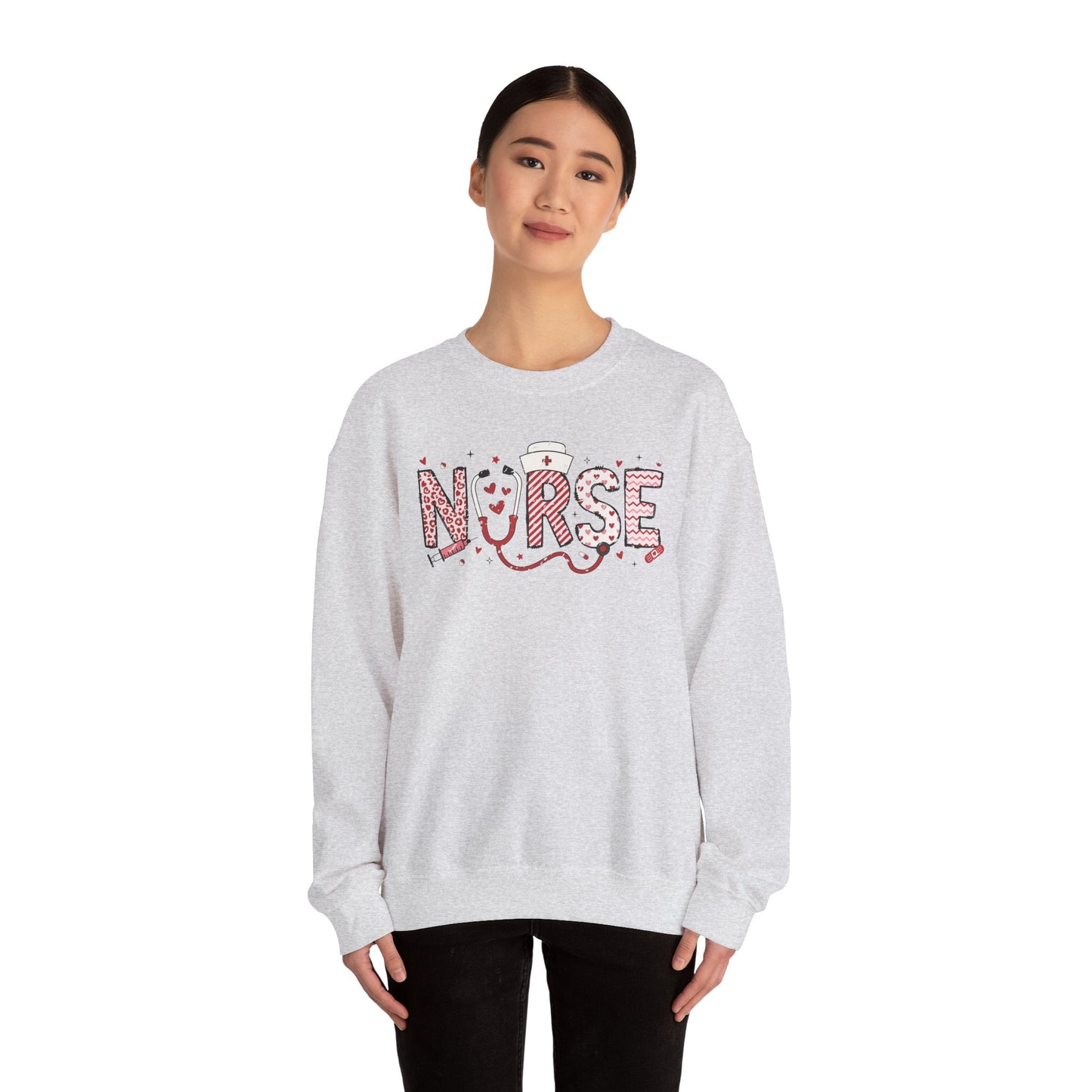 Nurse Valentine Themed Sweatshirt