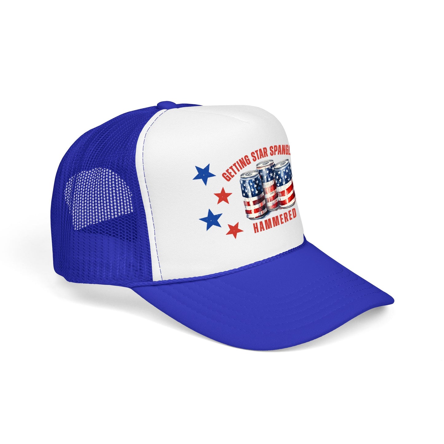 Getting Star Spangled Hammered Trucker Hat