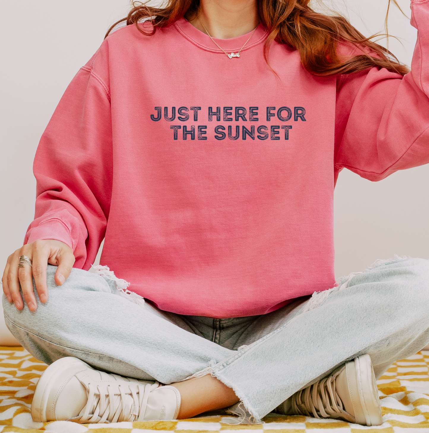 Just here for the Sunset- Comfort Colors Sweatshirt