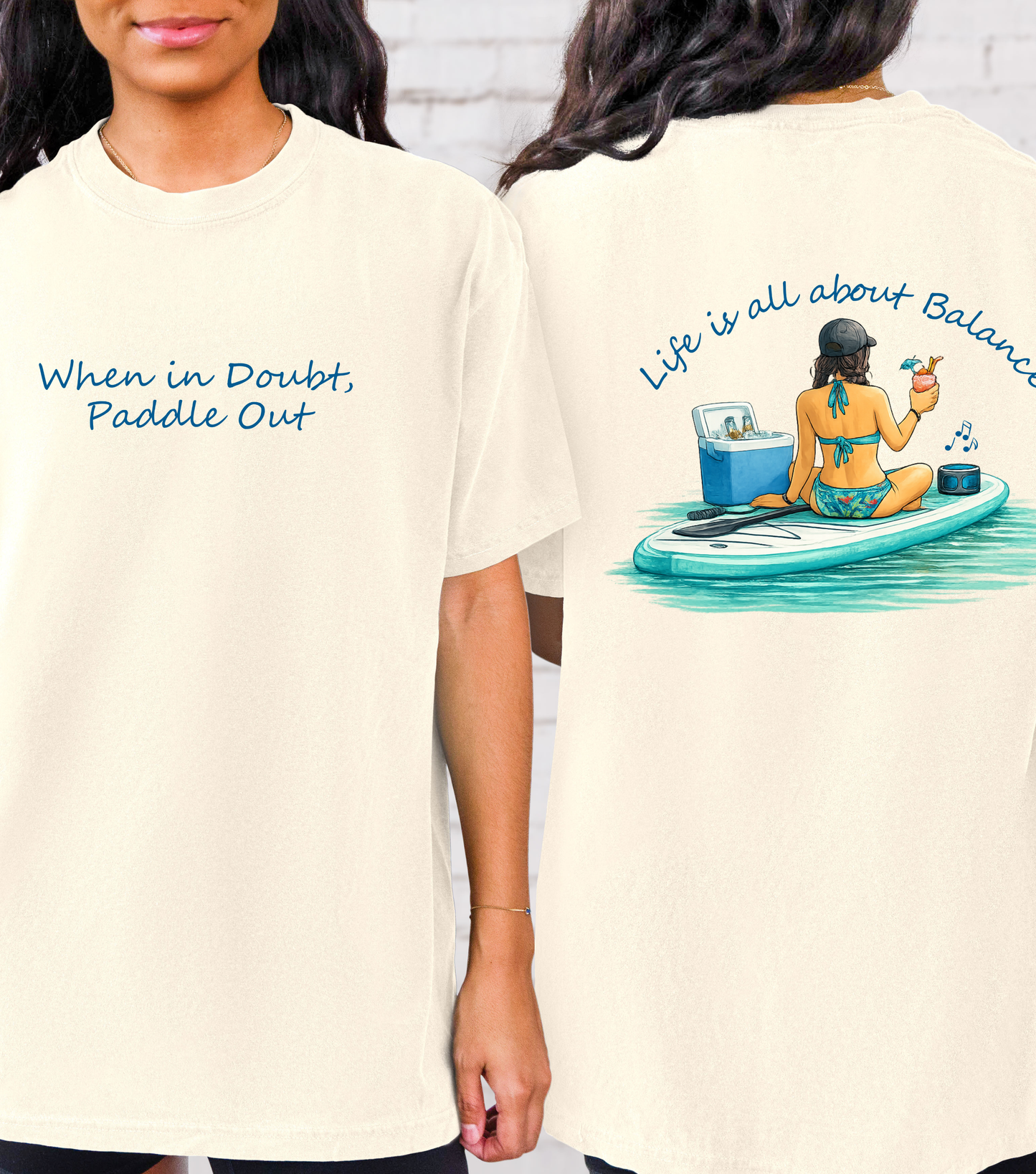 Life is all about Balance- Paddle Board Shirt
