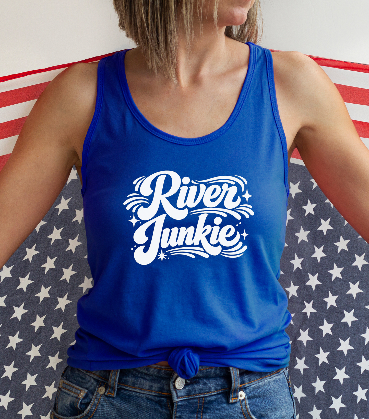 River Junkie Racerback Tank