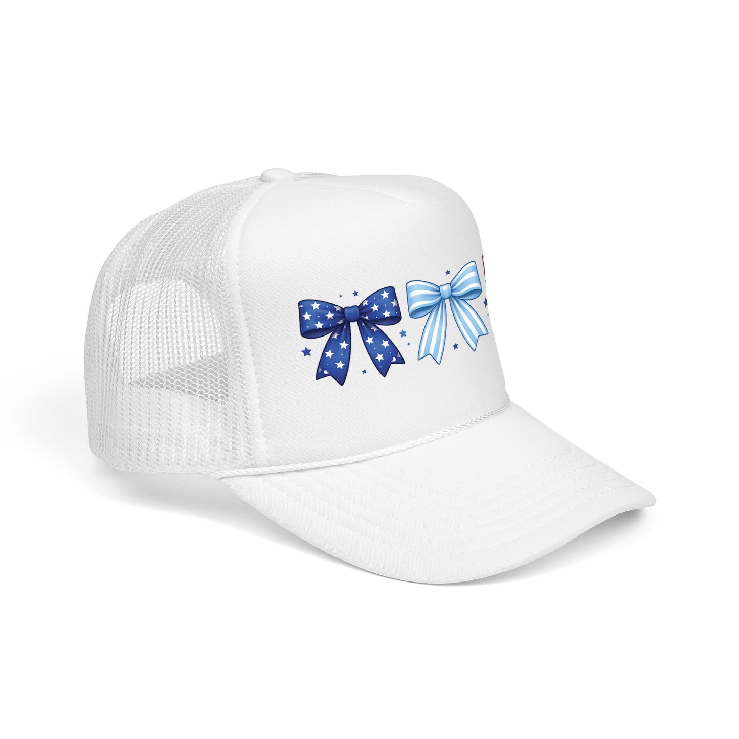 Patriotic Bow Trucker Hat