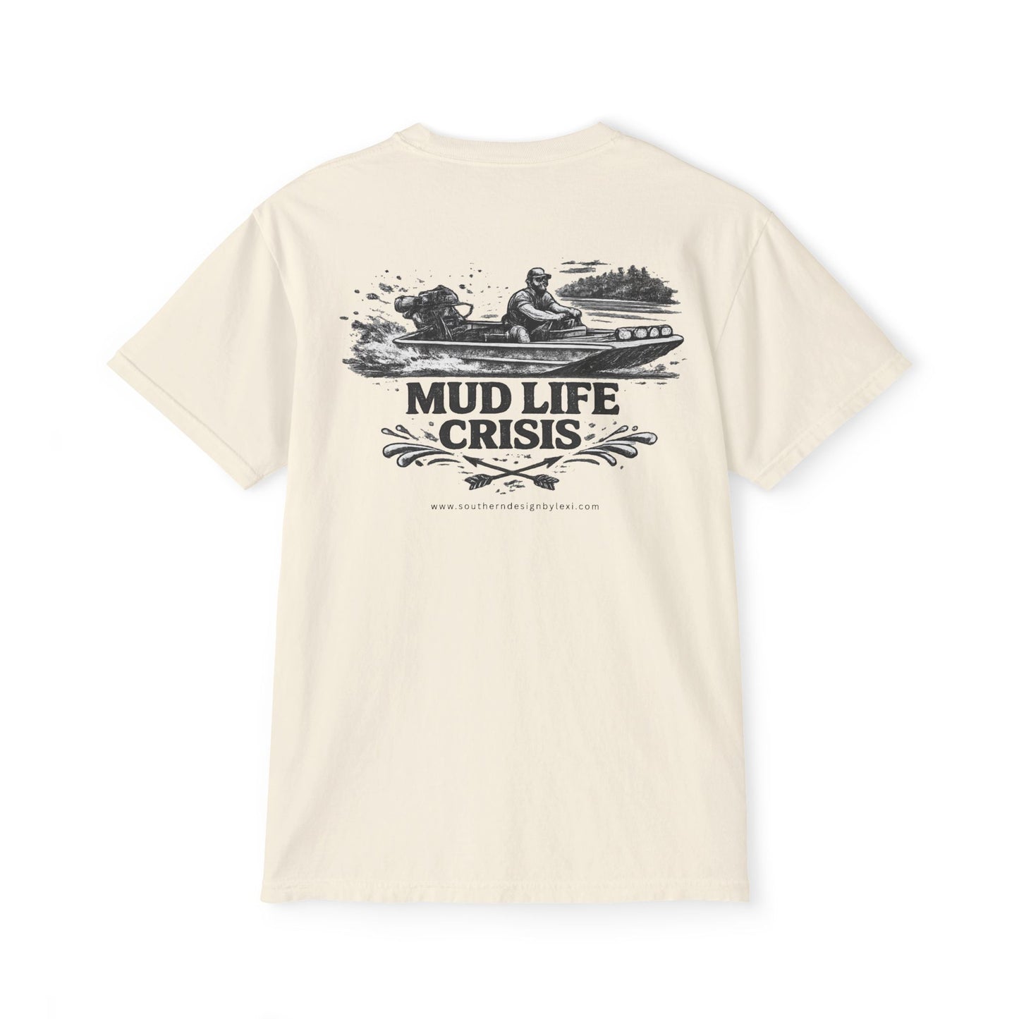 Mud Life Crisis Pocket Comfort Colors T-Shirt