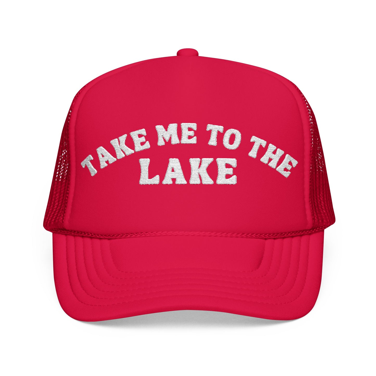 Take Me to the Lake- Embroidered Trucker Hat