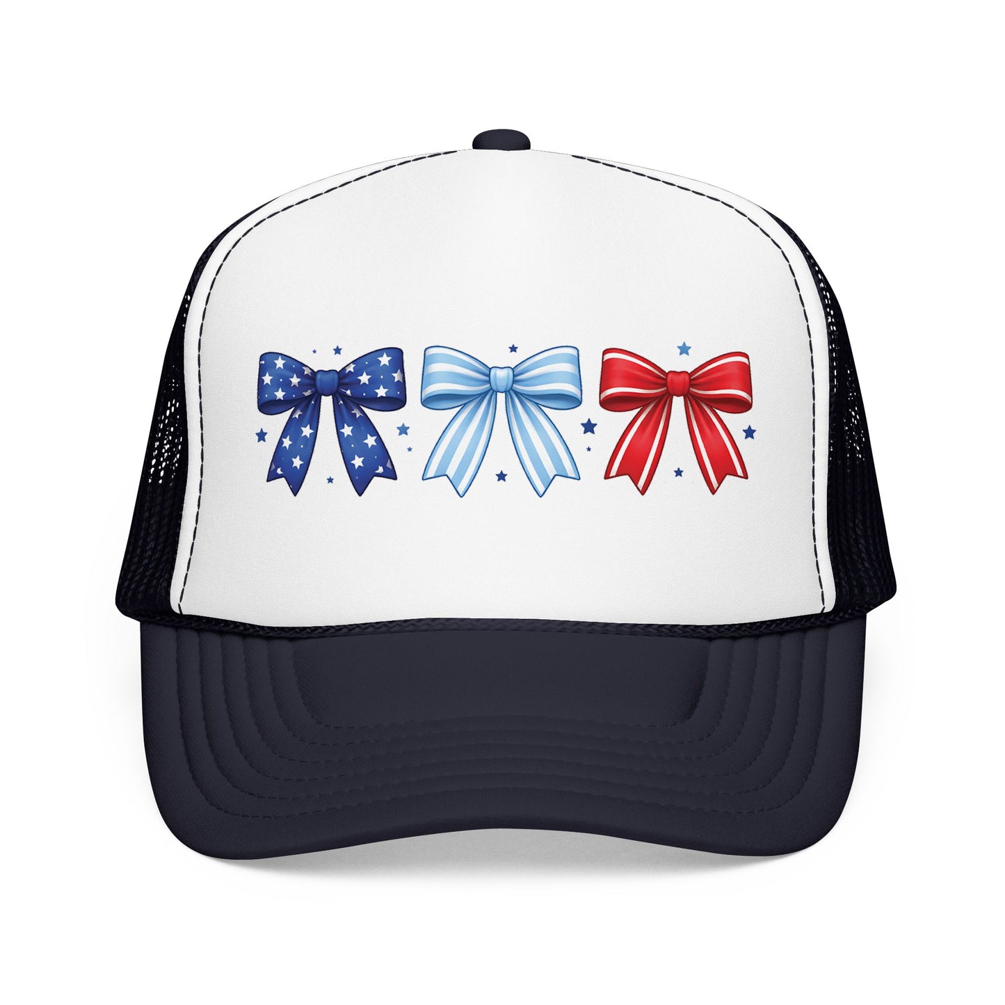 Patriotic Bow Trucker Hat