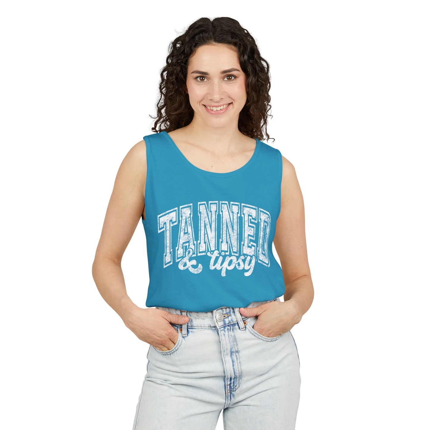 Tanked & Tipsy- Comfort Colors Tank
