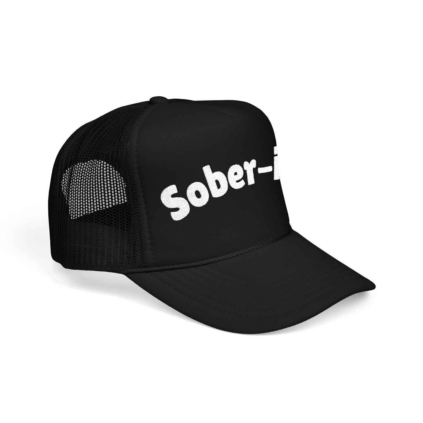 Sober-ish- Embroidered Trucker Hat