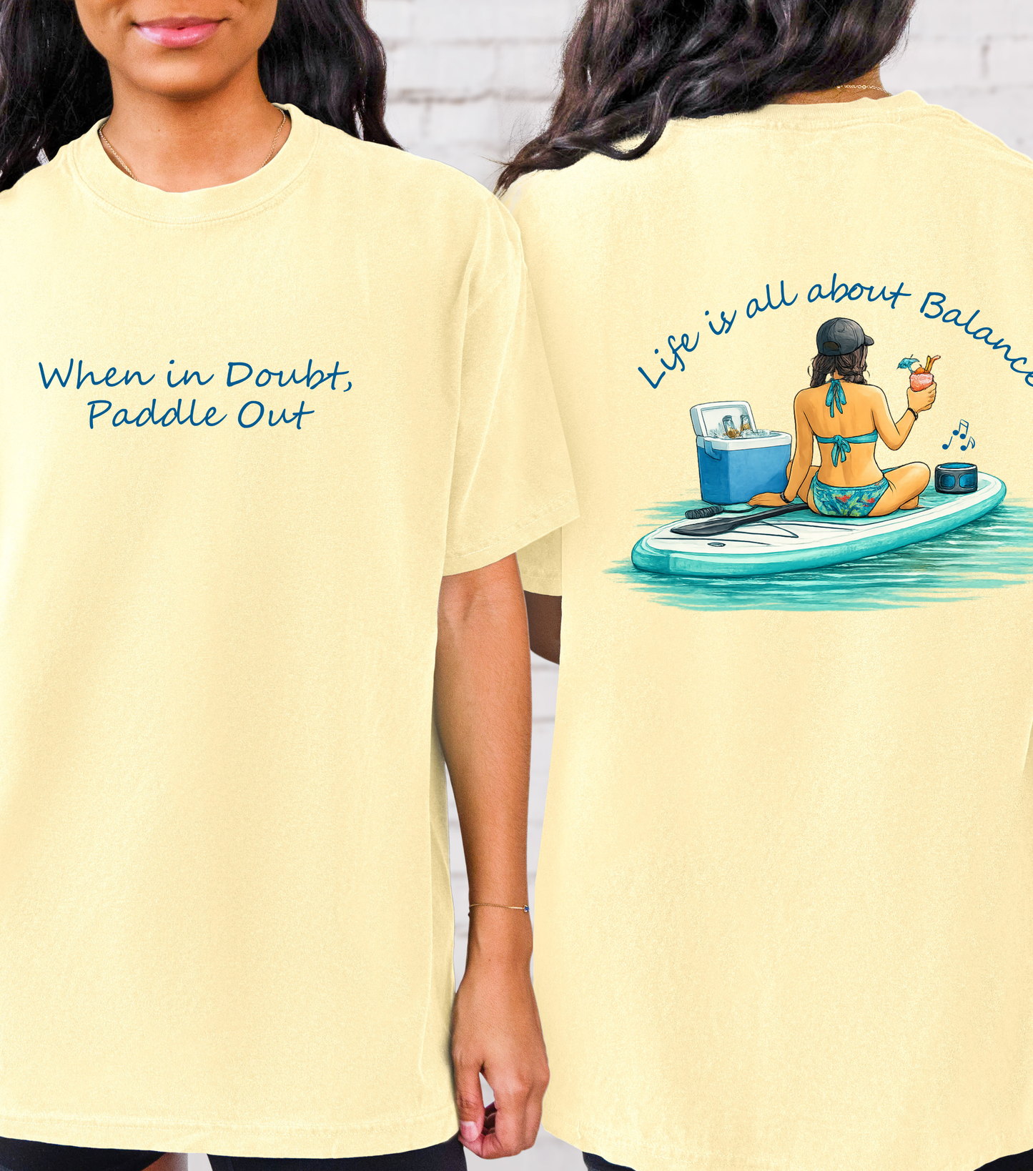 Life is all about Balance- Paddle Board Shirt
