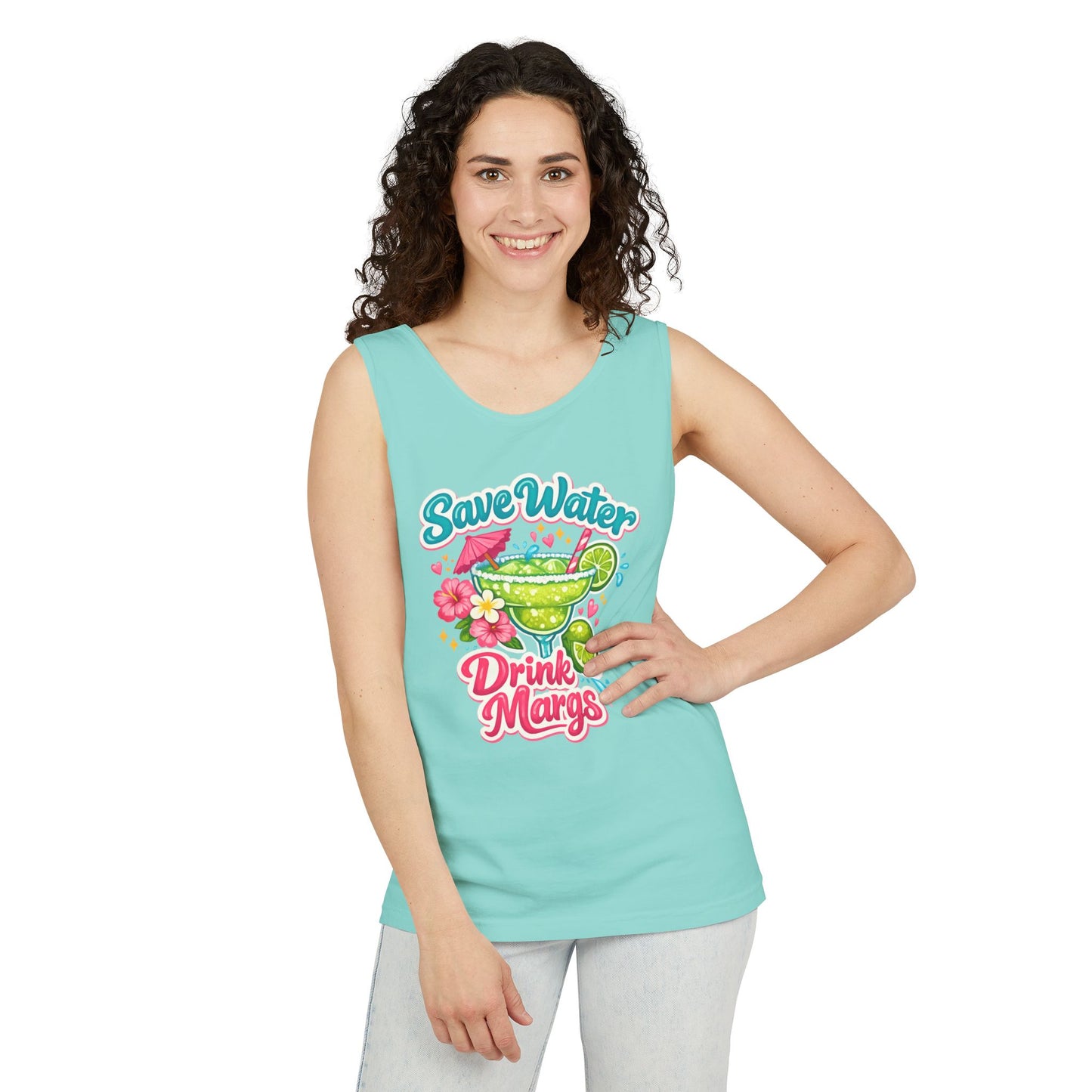 Save Water Drink Margs- Comfort Colors Tank