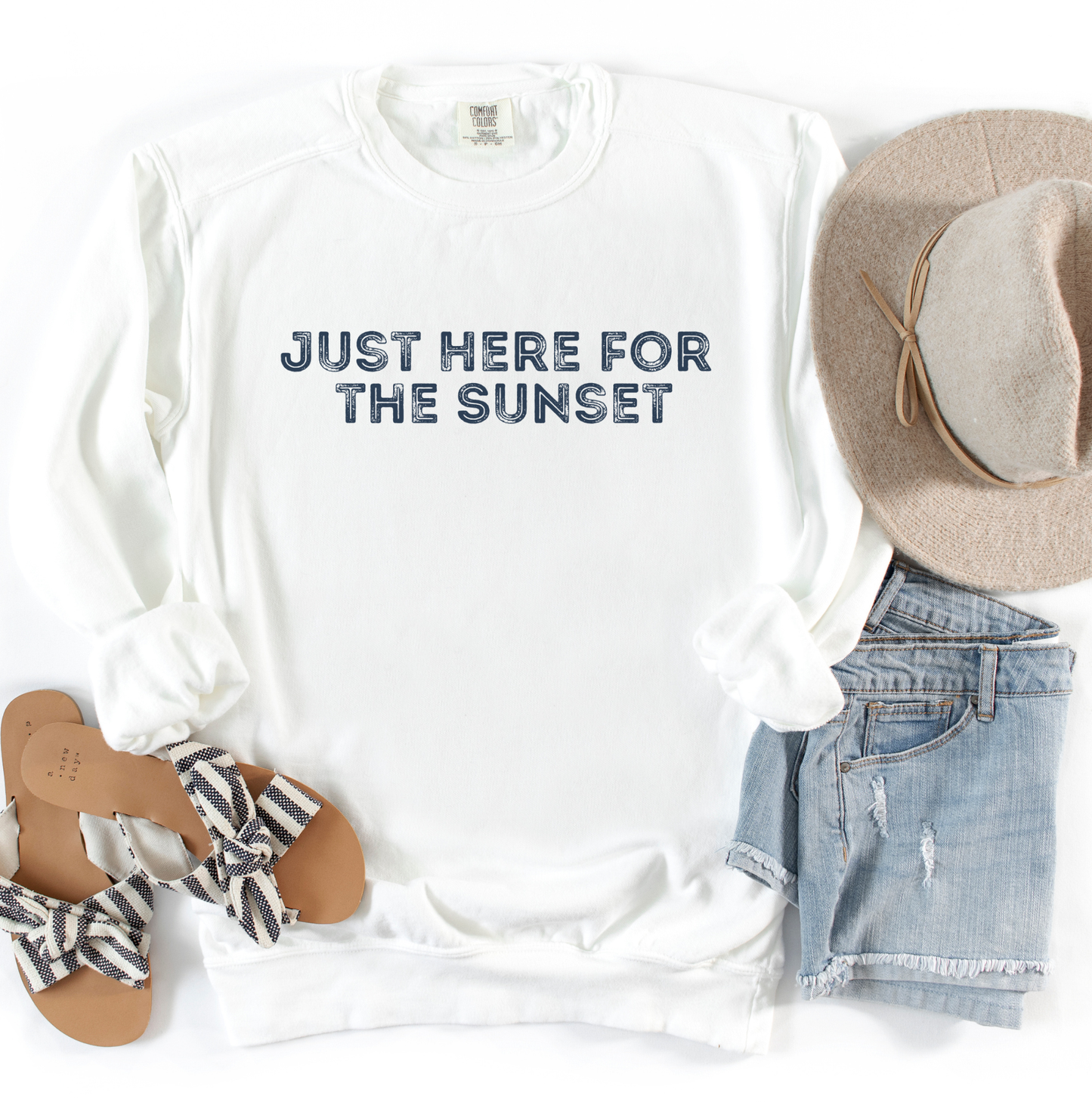 Just here for the Sunset- Comfort Colors Sweatshirt