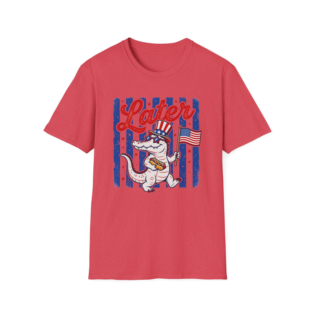 Later Alligator Patriotic T-shirt