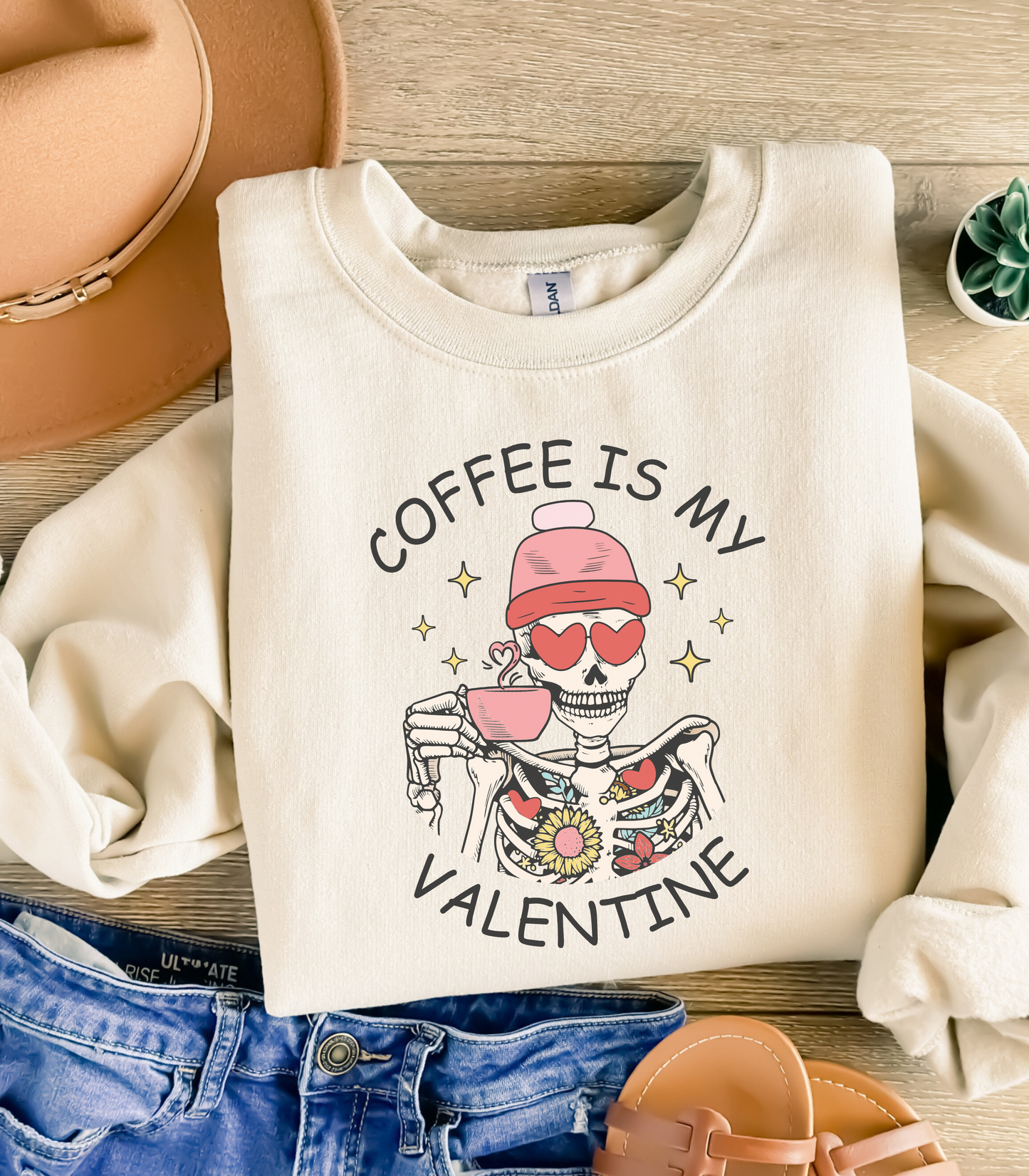 Coffee is my Valentine Sweatshirt
