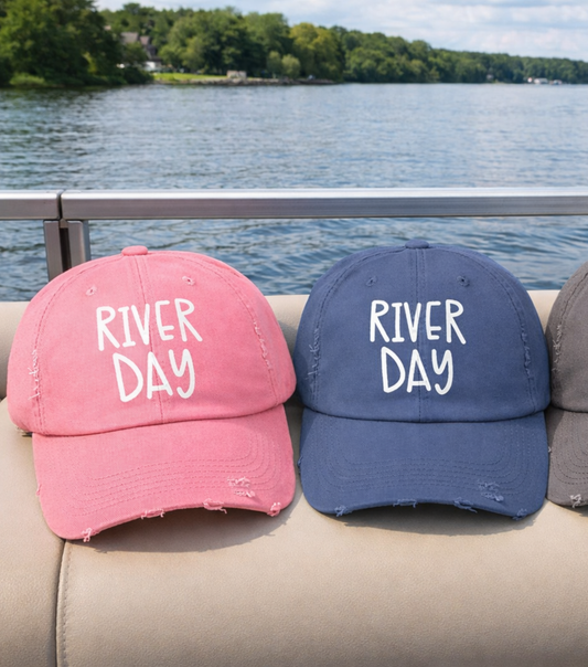 River Day Distressed Cap