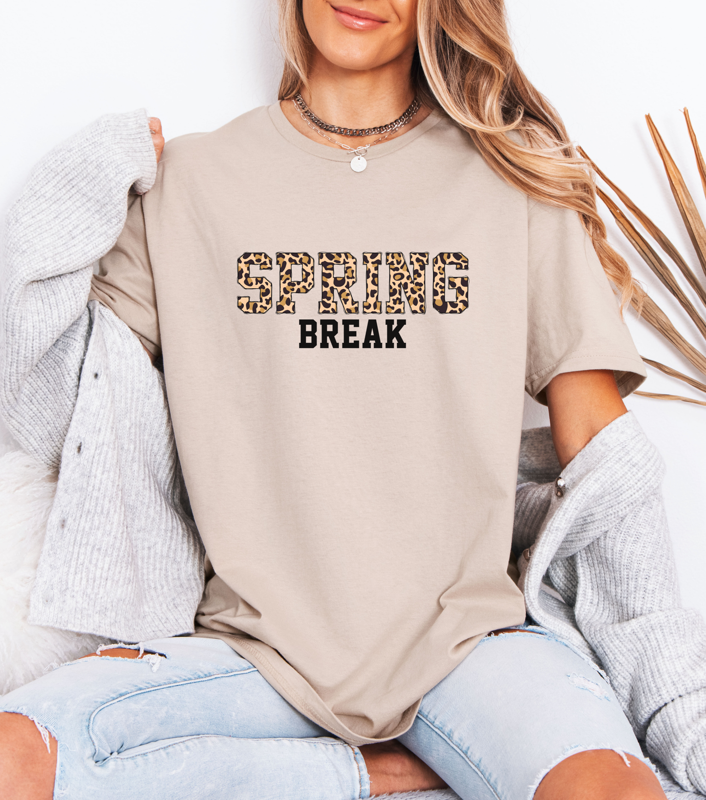 Spring Break Leopard Tee