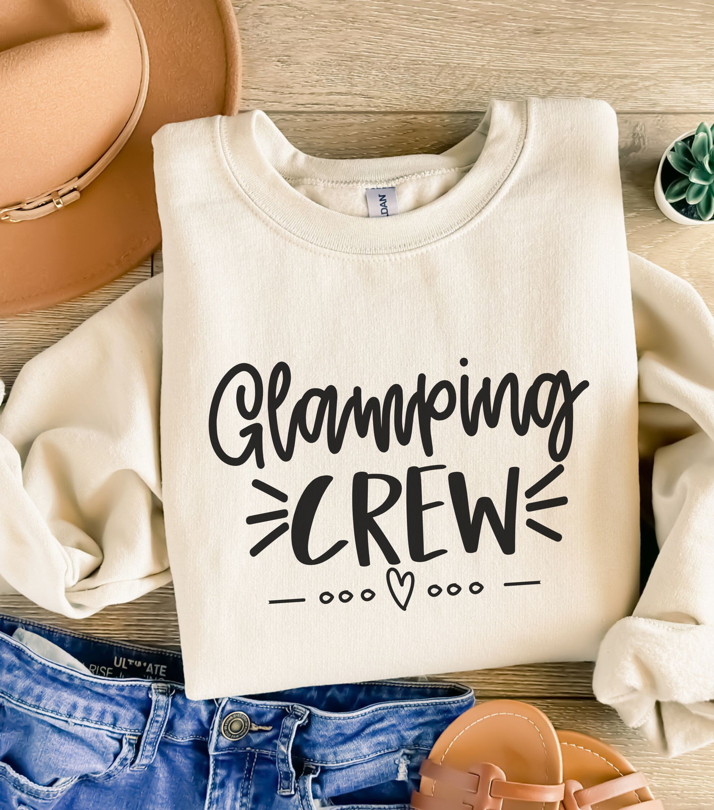 Glamping Crew Sweatshirt