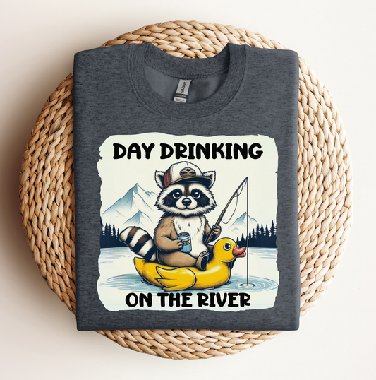 Day Drinking on the River- Sweatshirt