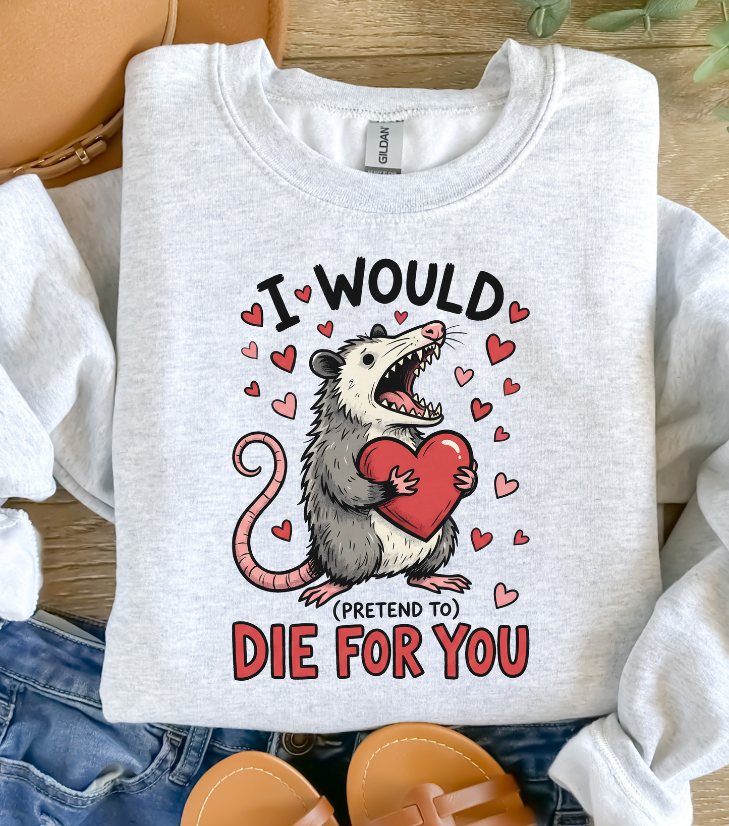 Valentine Possum Sweatshirt