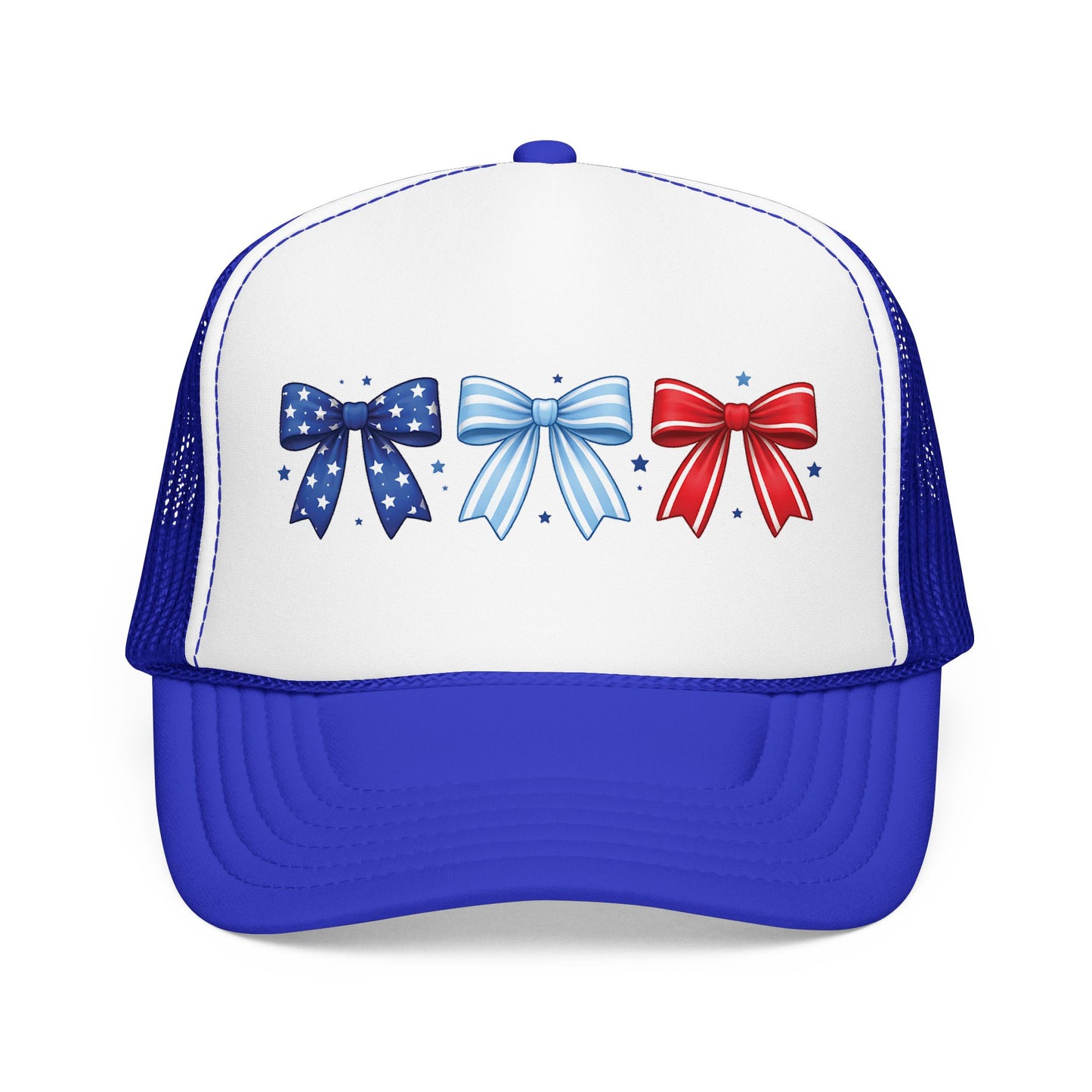 Patriotic Bow Trucker Hat