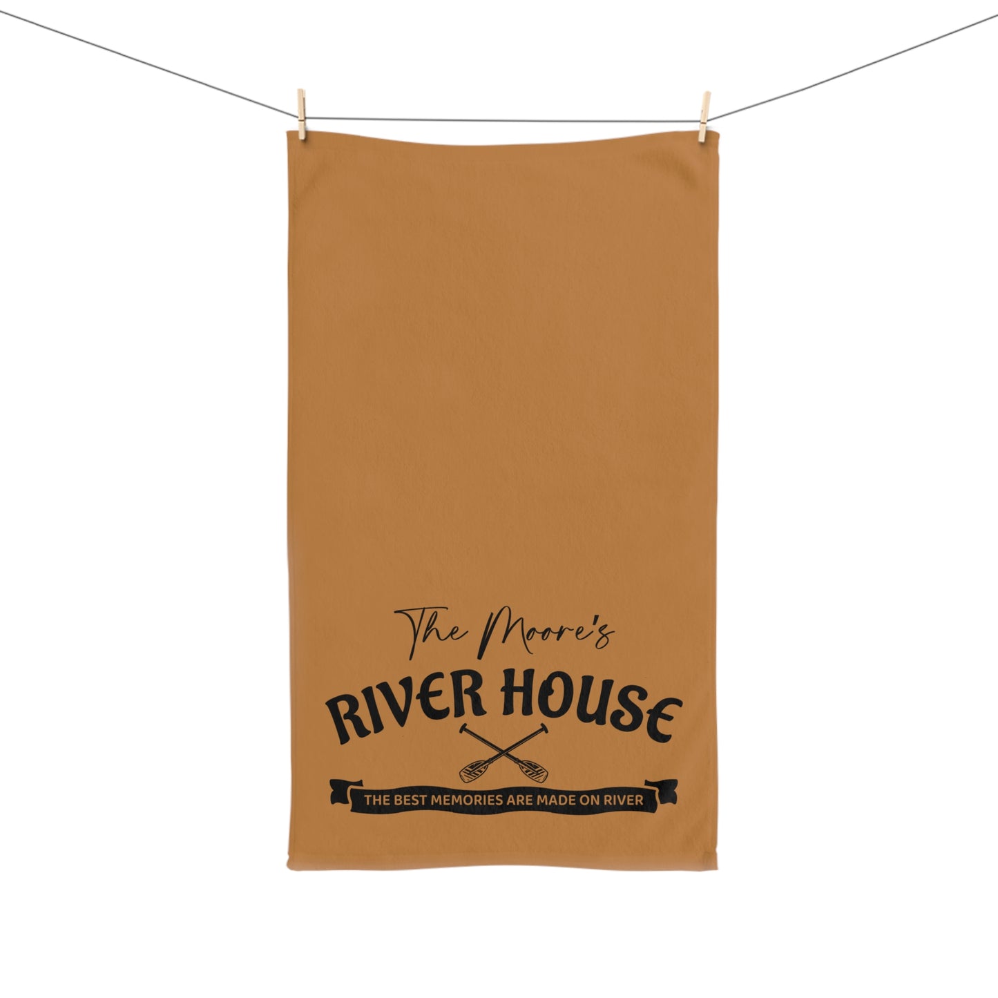Customizable River House Hand Towel