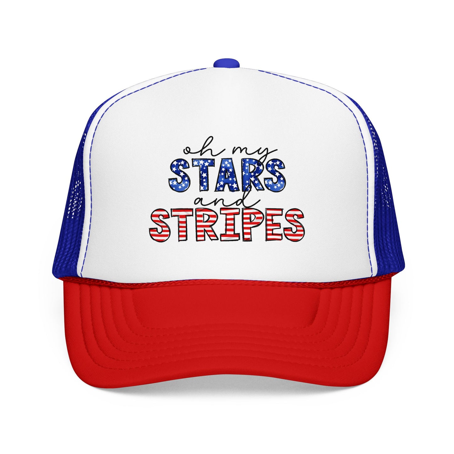 Oh My Stars and Stripes Trucker Hat