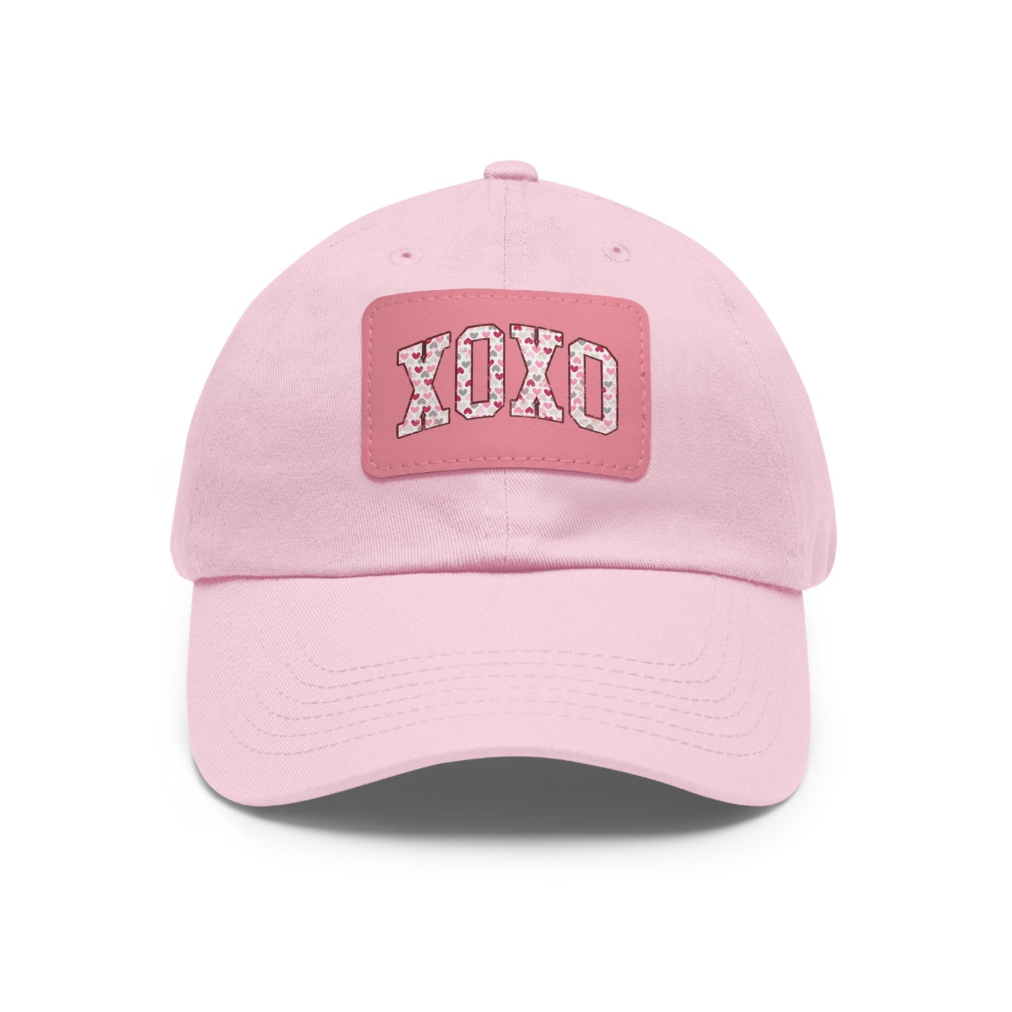 XOXO Leather Patch Ball Cap
