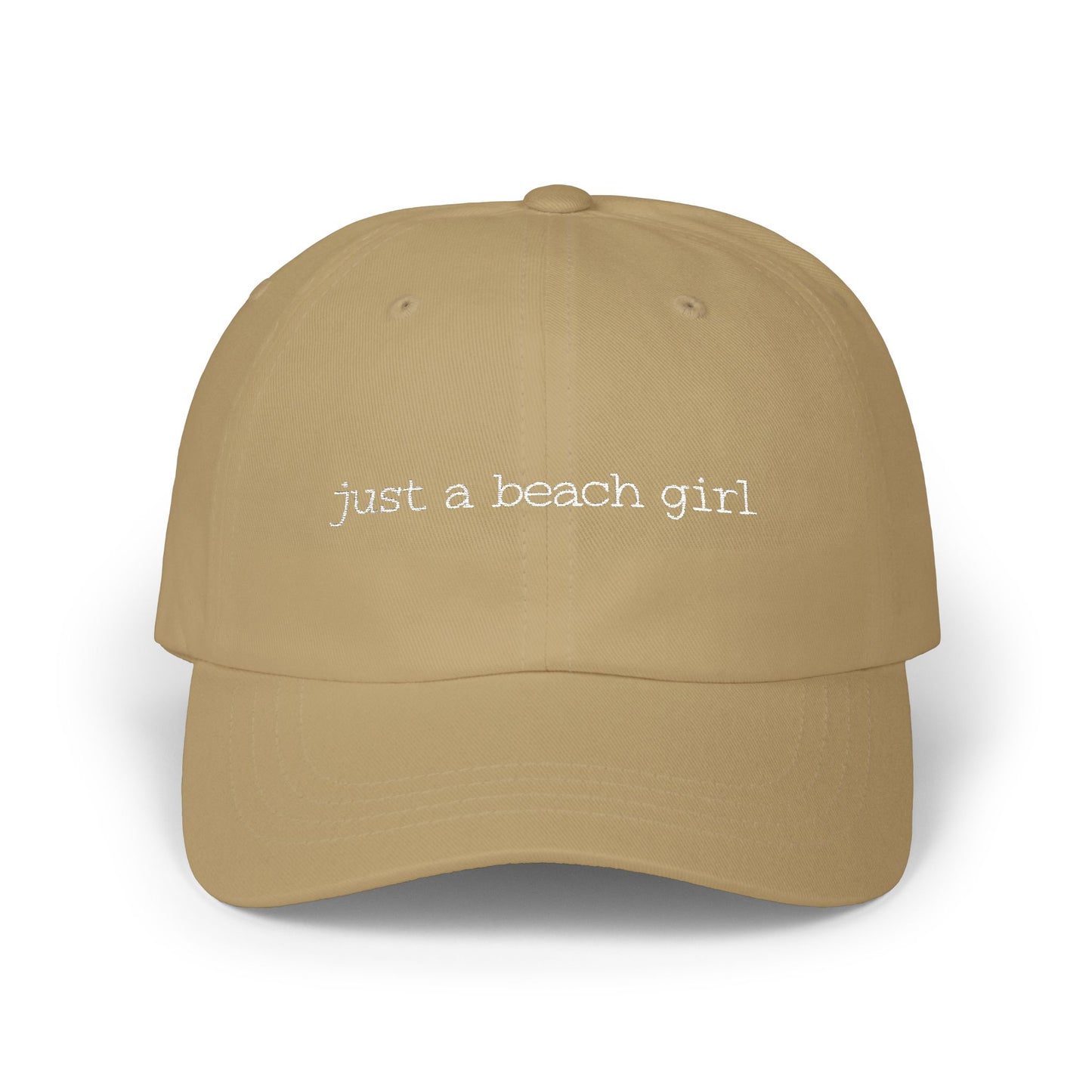 Just a Beach Girl Embroidered Hat
