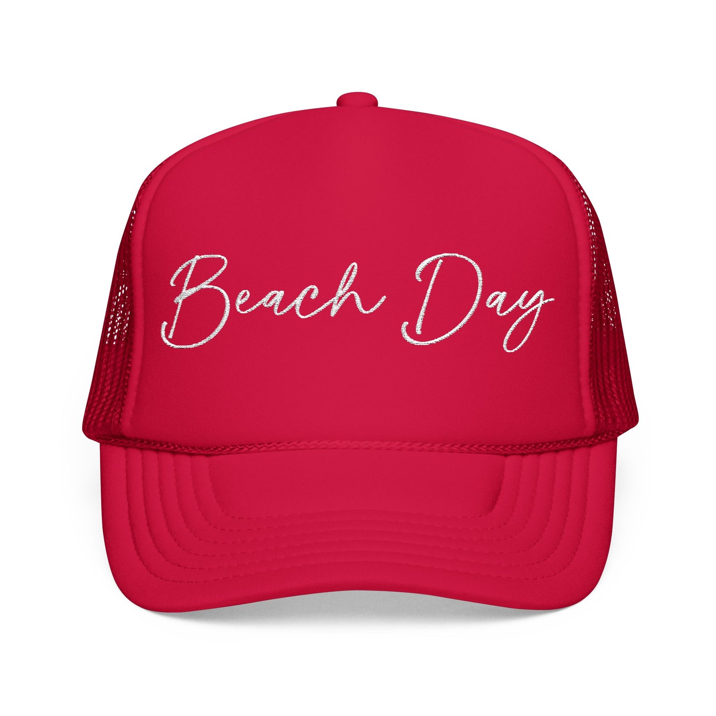 Beach Day- Embroidered Trucker Hat