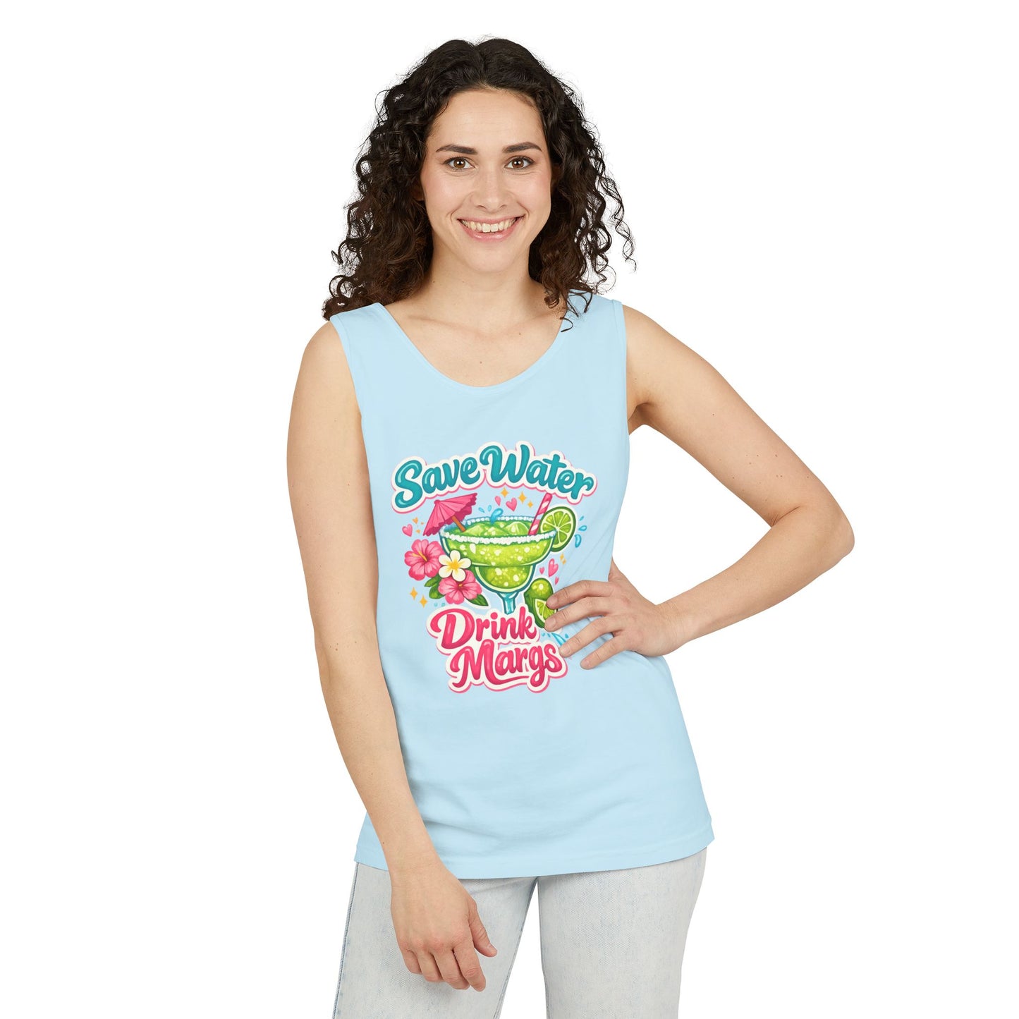 Save Water Drink Margs- Comfort Colors Tank