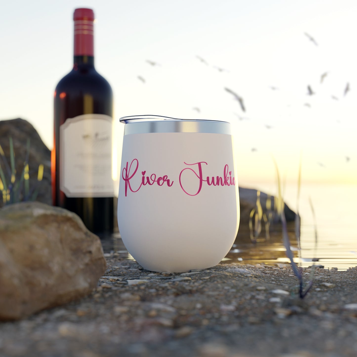 River Junkie-12oz Wine Tumbler