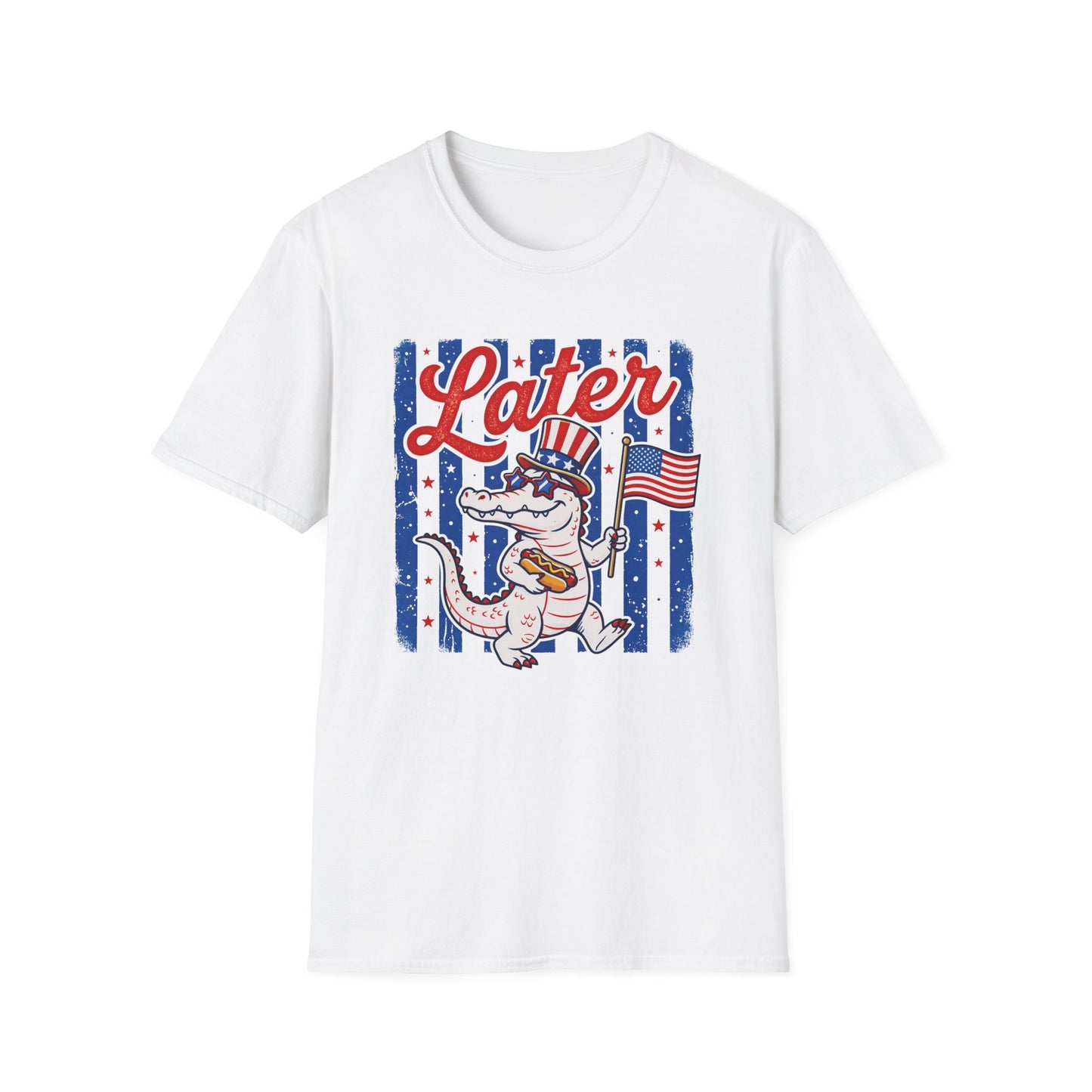 Later Alligator Patriotic T-shirt