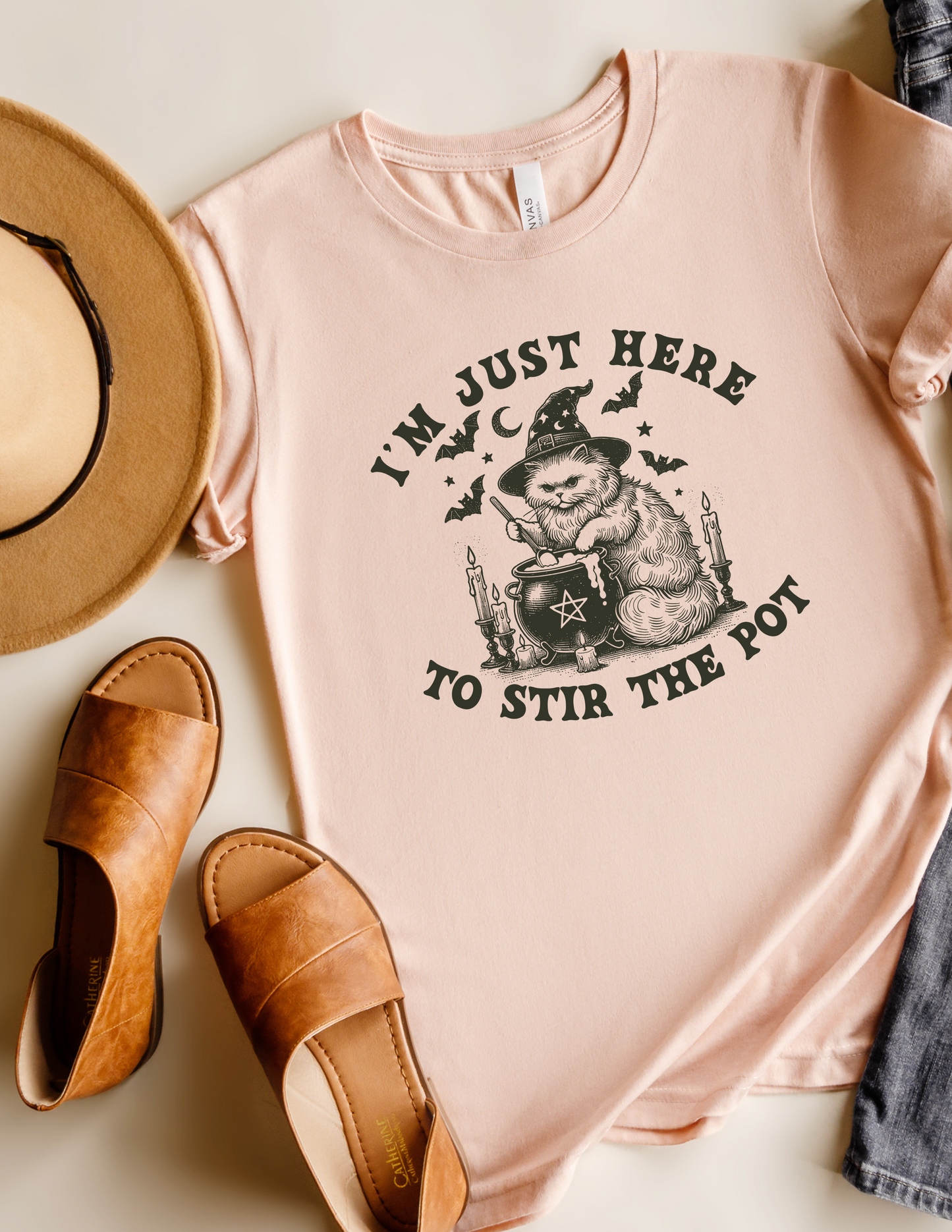 I'm just here to stir the pot- graphic tee