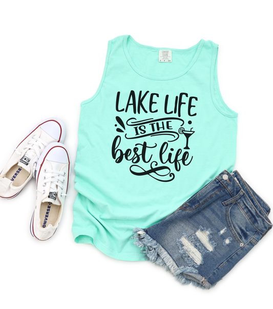Lake Life Is The Best Life- Comfort Colors Tank
