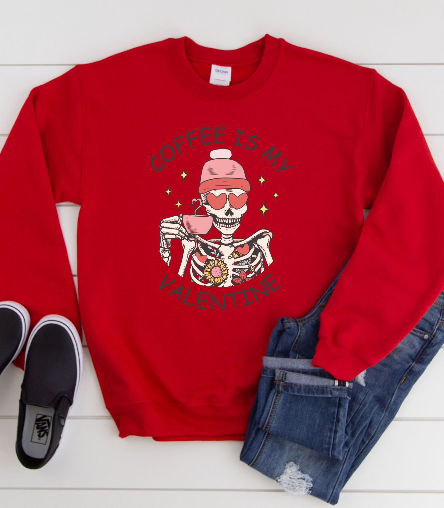 Coffee is my Valentine Sweatshirt