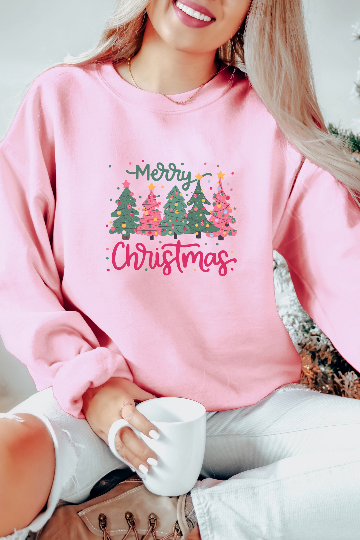 Merry Christmas Graphic Sweatshirt