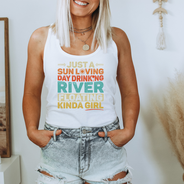 River Quote Racerback Tank