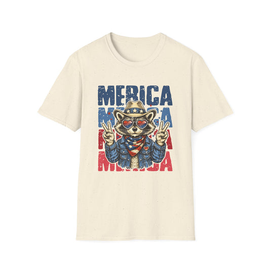 Patriotic Raccoon 'Merica T-Shirt
