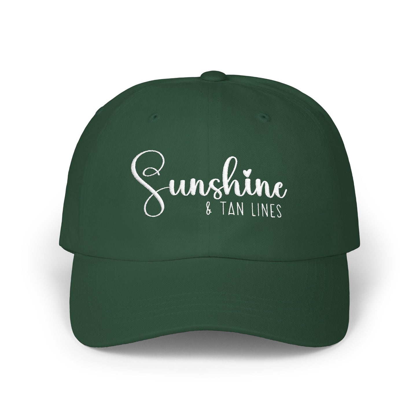 Sunshine & Tan Lines Embroidered Hat