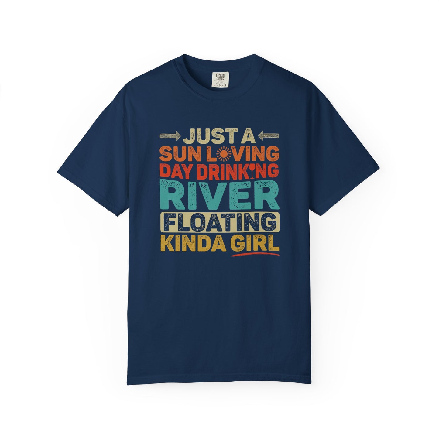 River Floating Graphic T-Shirt- Comfort Colors