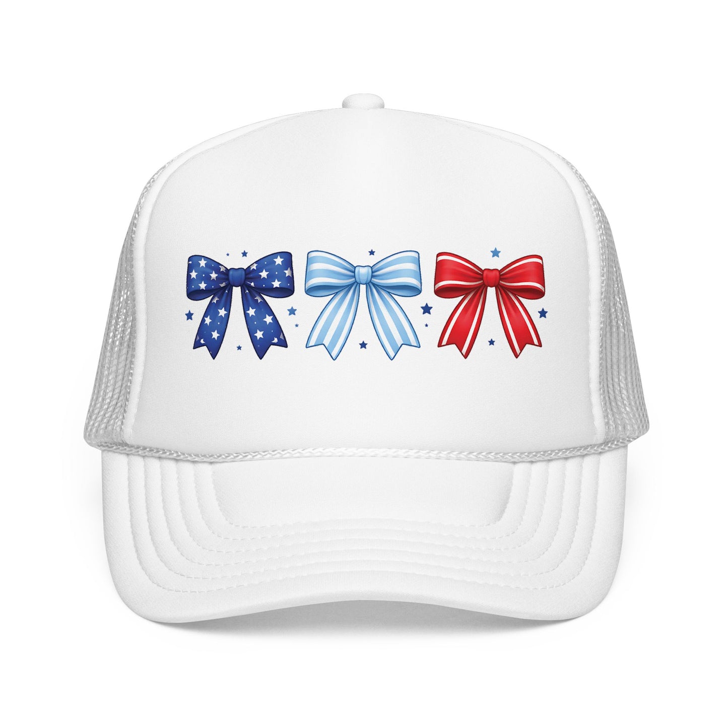 Patriotic Bow Trucker Hat