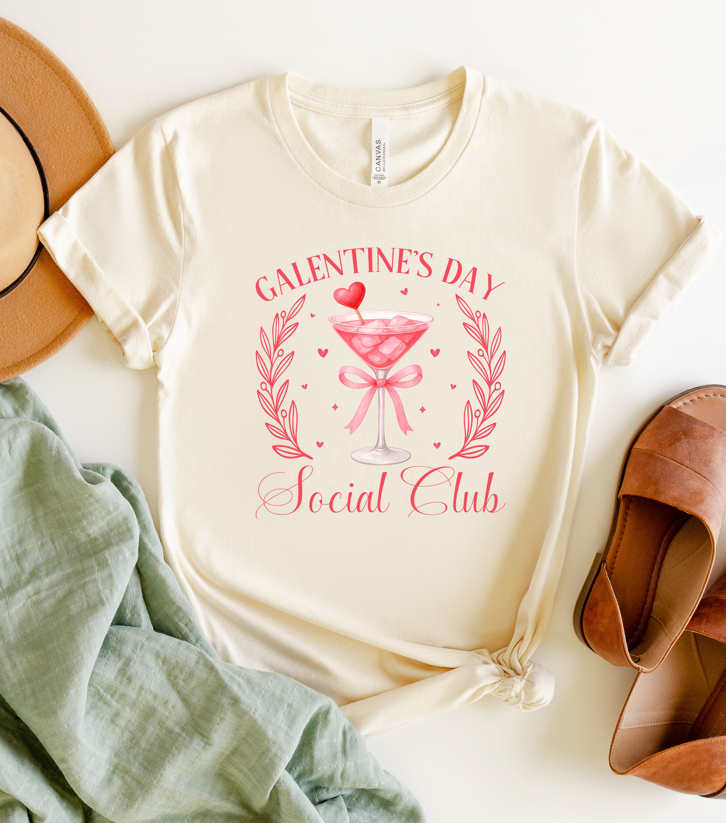 Galentine's Day Social Club Tee