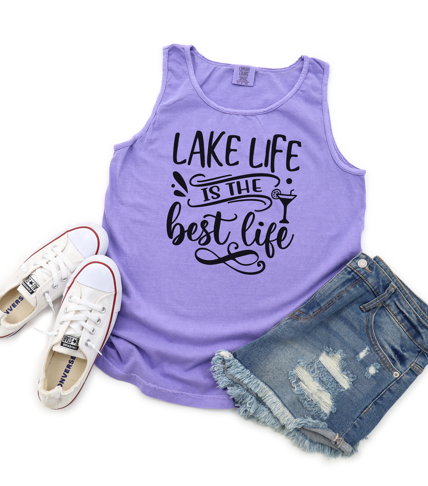 Lake Life Is The Best Life- Comfort Colors Tank