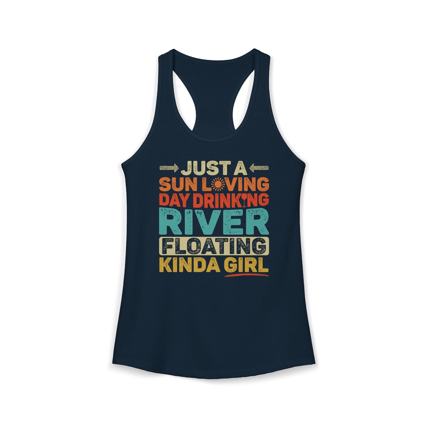 River Quote Racerback Tank